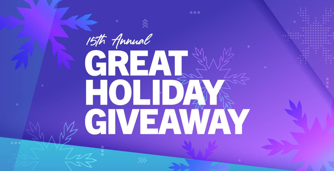 15th Annual Great Holiday Giveaway